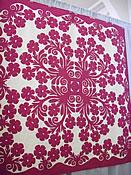 �f�U�C���̓V�������o���C Design by Sharon Balai, Quilted by Diane Foster and May Hatayama