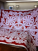 �ѓ�����́uHui La Wai O Makaha�v�̃n���C�A���L���g , Hui La Wai O Makaha by Library in Makaha, quilted by Kimiko Iijima