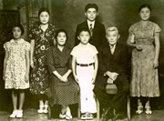 1938年当時のウチダ・ファミリー